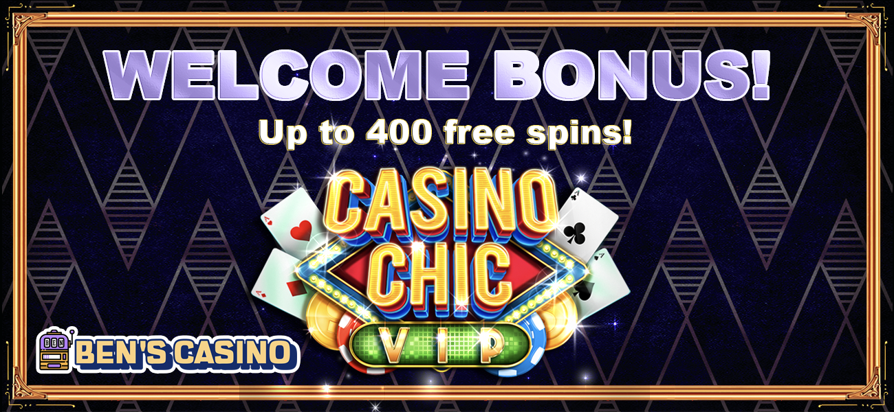 Welcome bonus - Up to 400 Free Spins